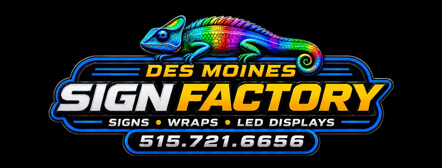 Des Moines Sign Factory — Signs, Wraps, LED Displays — 515.721.6656